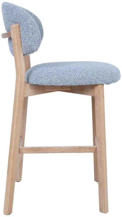 Home4You Baro kėdė BLESS Pilka, H68 cm
