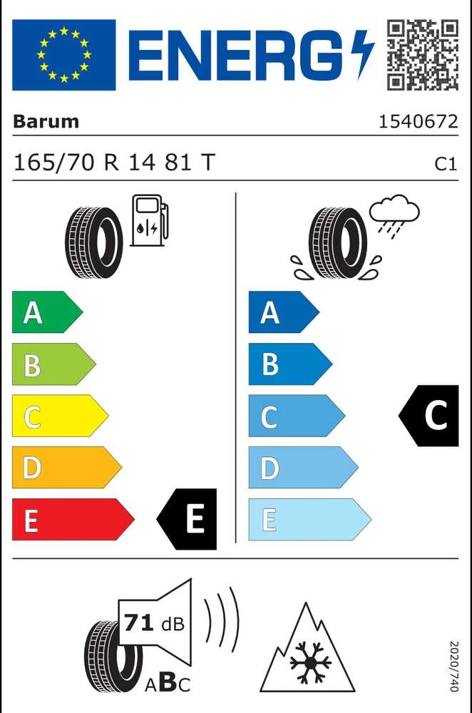 Barum 165/70R14 QUARTARIS 5 81T M+S