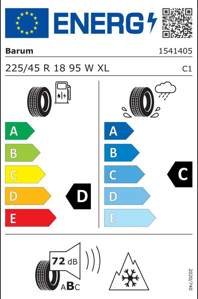 Barum 225/45R18 QUARTARIS 5 95W XL FR