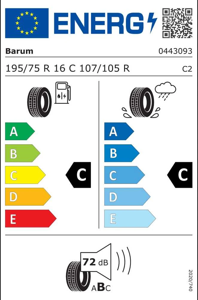 Barum Padangos Vanis 3 107/105 R (C C B 72dB)