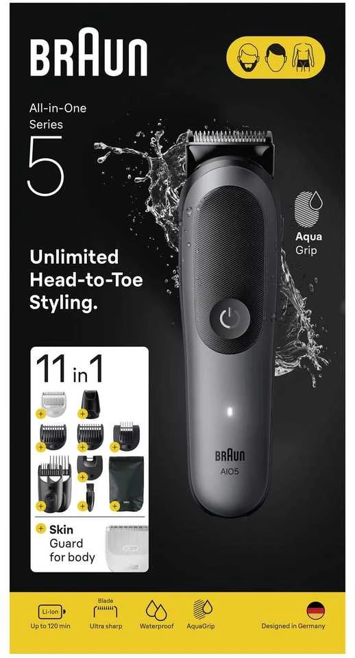 AIO5560 Braun Kirpimo Rinkinys Viskas Viename 11in1