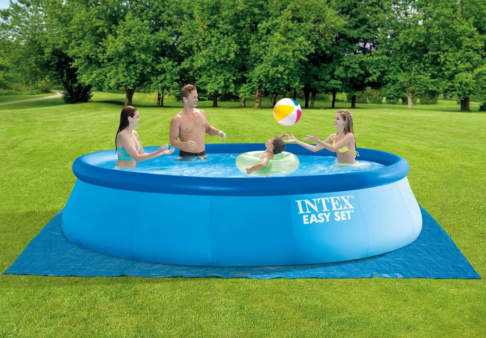 INTEX pripučiamas baseinas 26166NP 457x107cm