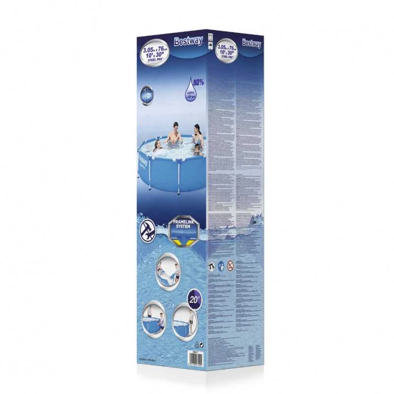 Karkasinis baseinas su siurbliu Bestway Steel Pro  56679 305x76cm