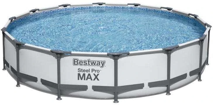 4.27m x 84cm Bestway apvalus karkasinis lauko baseinas STEEL PRO™ MAX 56595