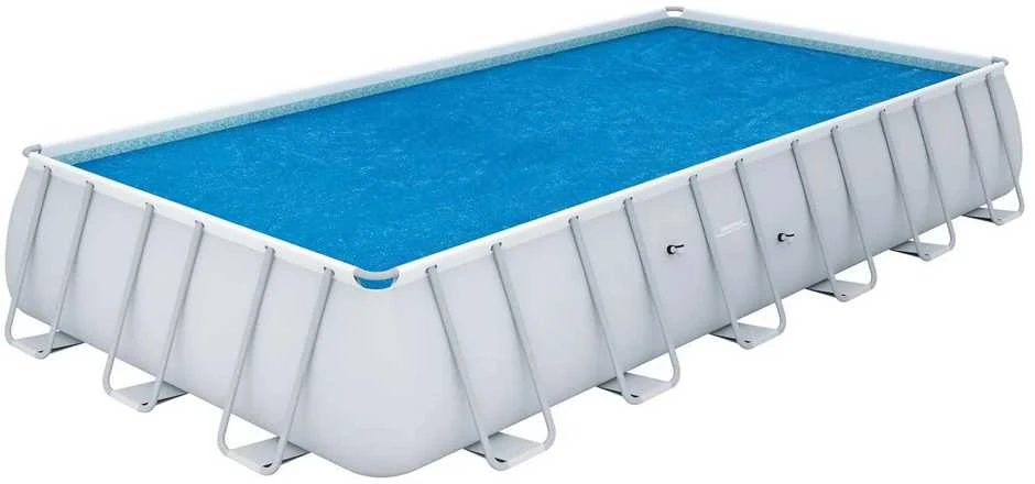 Bestway Baseino uždangalas Flowclear, mėlynas, 703x336cm, stačiakampis