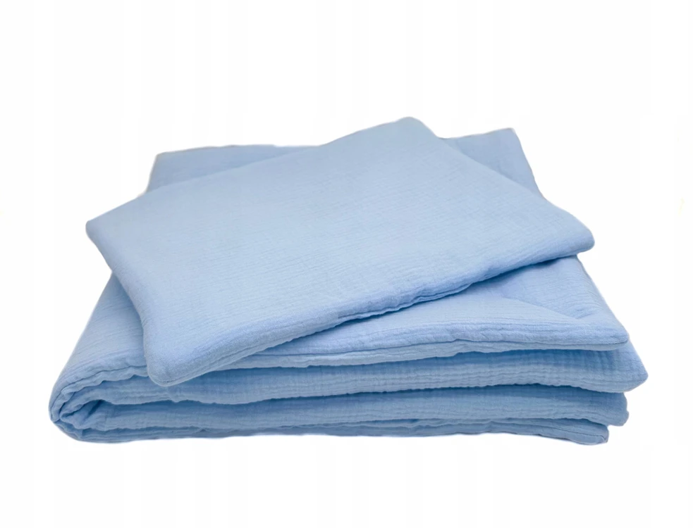 BASIC MUSLIN PATALĖS RINKINYS SU UŽDARU 100x135 CM 2 ELEMENTAI
