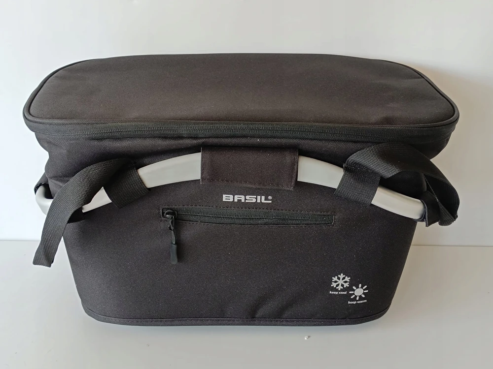 Basil Classic Carry All Iso Mik dviratininko krepšys, juodas, 18l