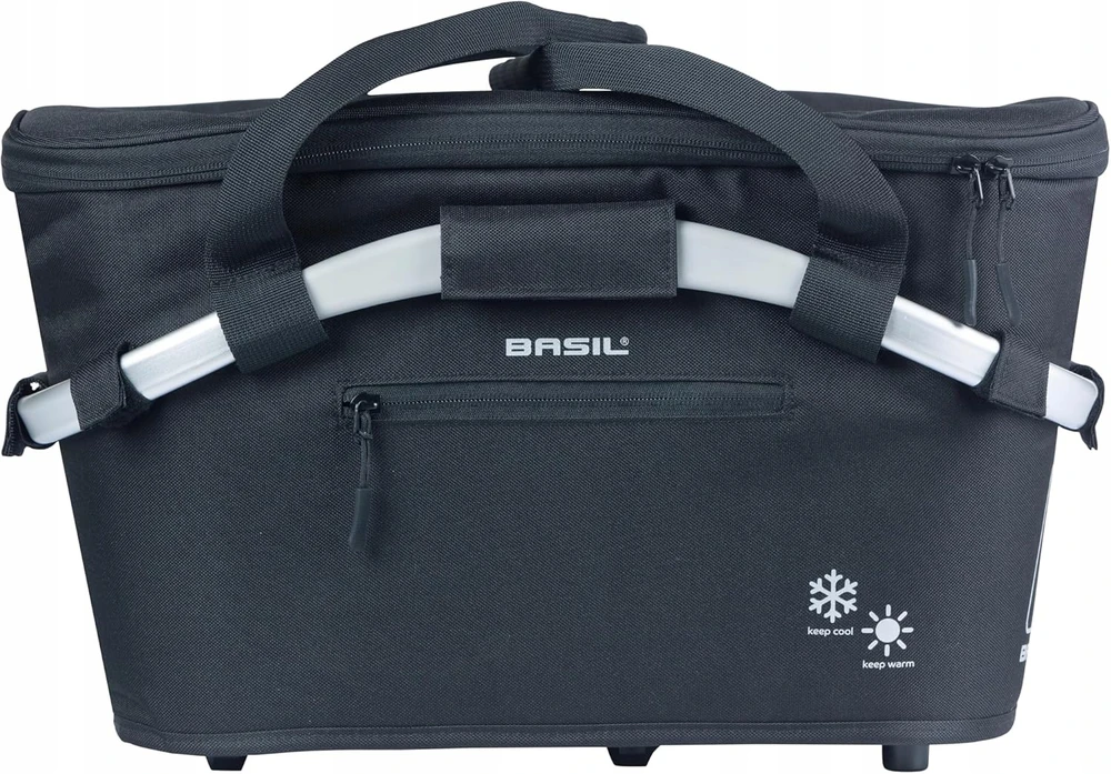 Basil Classic Carry All Iso Mik dviratininko krepšys, juodas, 18l