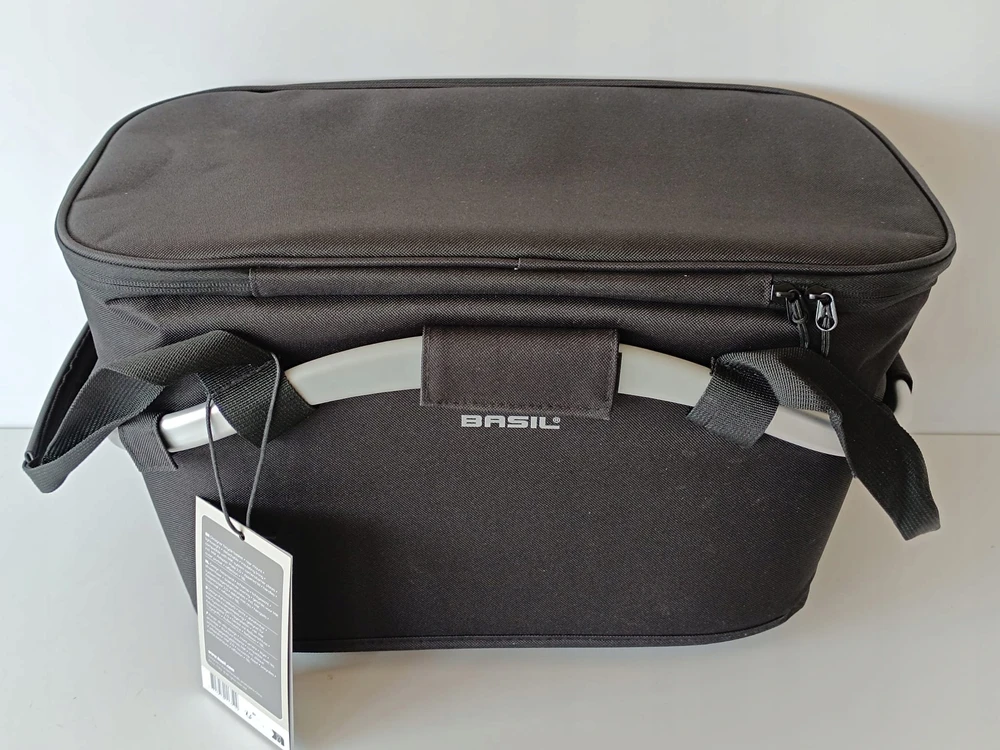 Basil Classic Carry All Iso Mik dviratininko krepšys, juodas, 18l