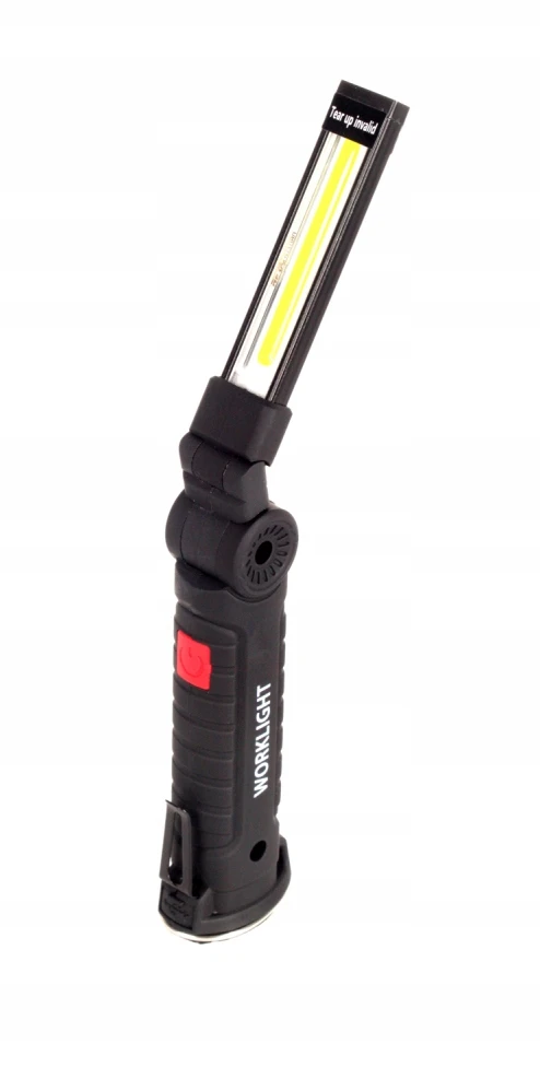Bass Belaidė LED COB dirbtuvių lempa, 900 lm, su žibintuvėliu, maža
