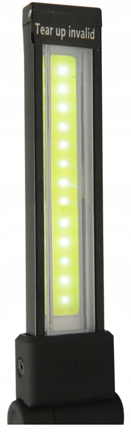 Bass Belaidė LED COB dirbtuvių lempa, 900 lm, su žibintuvėliu, maža