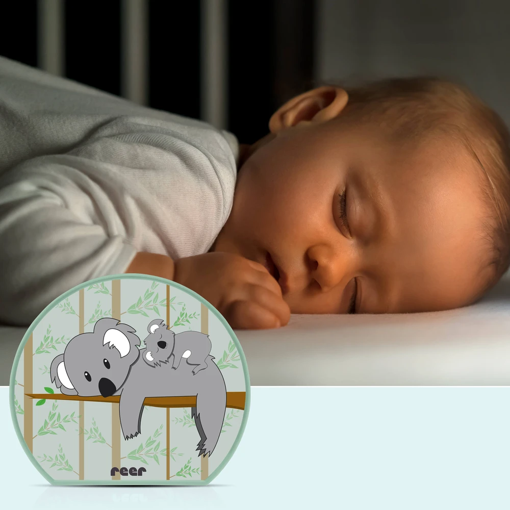 Baterija veikianti LED naktinė lemputė vaikams koala REER
