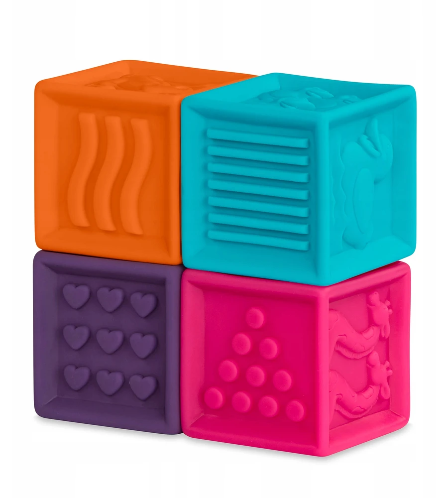 Battat Kubeliai su gyvūnais ir skaičiais B. Toys