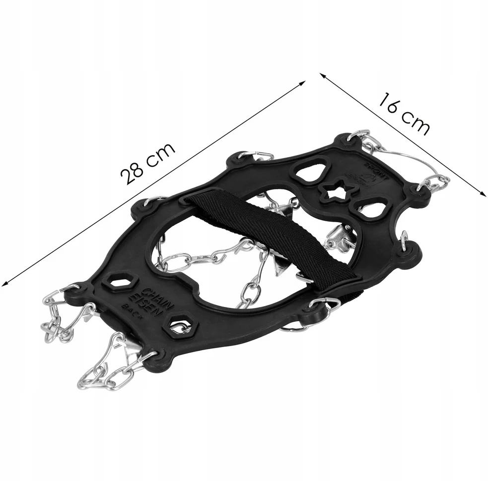 Batų apkaustai Springos CS0068, L, 2 vnt, pilki