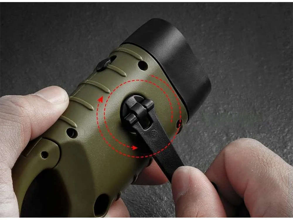 Bazarpl DYNAMO SOLAR TOURIST ŽIBINTAS SU KINETINIU SKUKTU, 3 LED