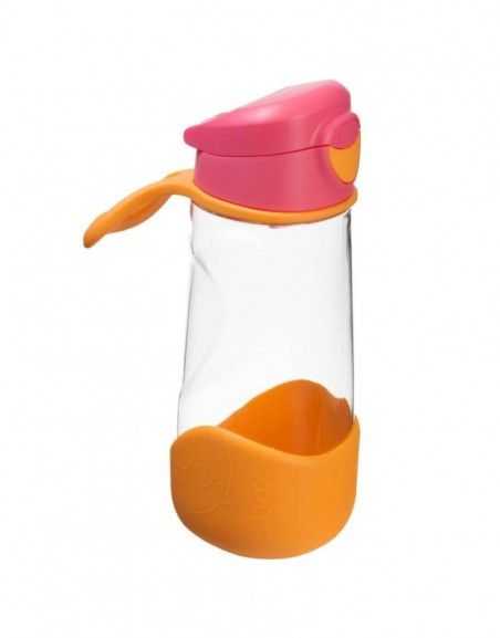B.BOX - 450 ml braškių kokteilis iš tritano sportinio buteliuko