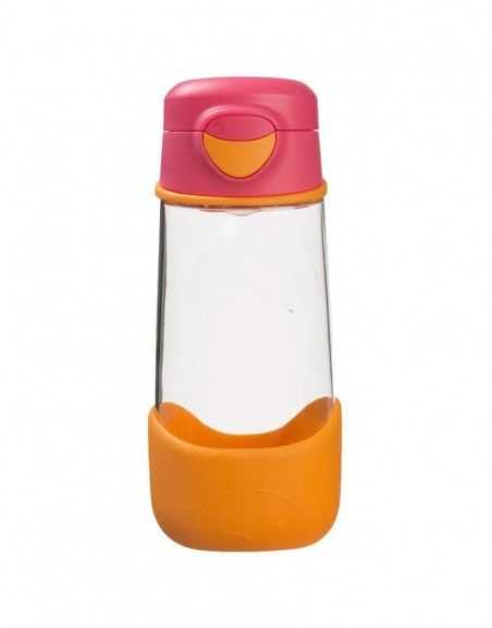 B.BOX - 450 ml braškių kokteilis iš tritano sportinio buteliuko