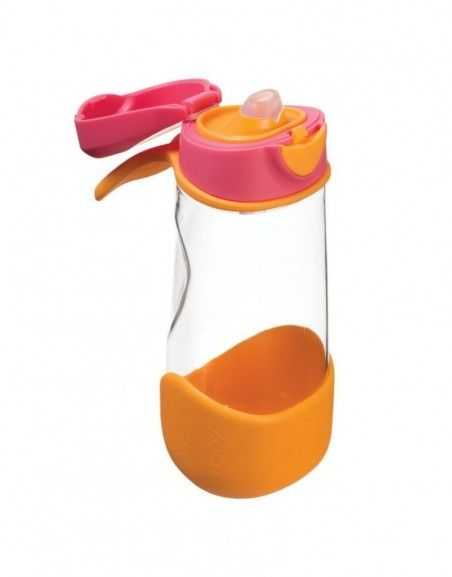 B.BOX - 450 ml braškių kokteilis iš tritano sportinio buteliuko