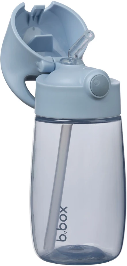 B.box Geriamasis butelis Junior buteliukas su šiaudeliu 380 ml - chill out