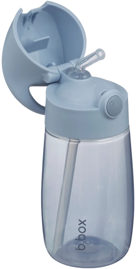 B.box Geriamasis butelis Junior buteliukas su šiaudeliu 380 ml - chill out