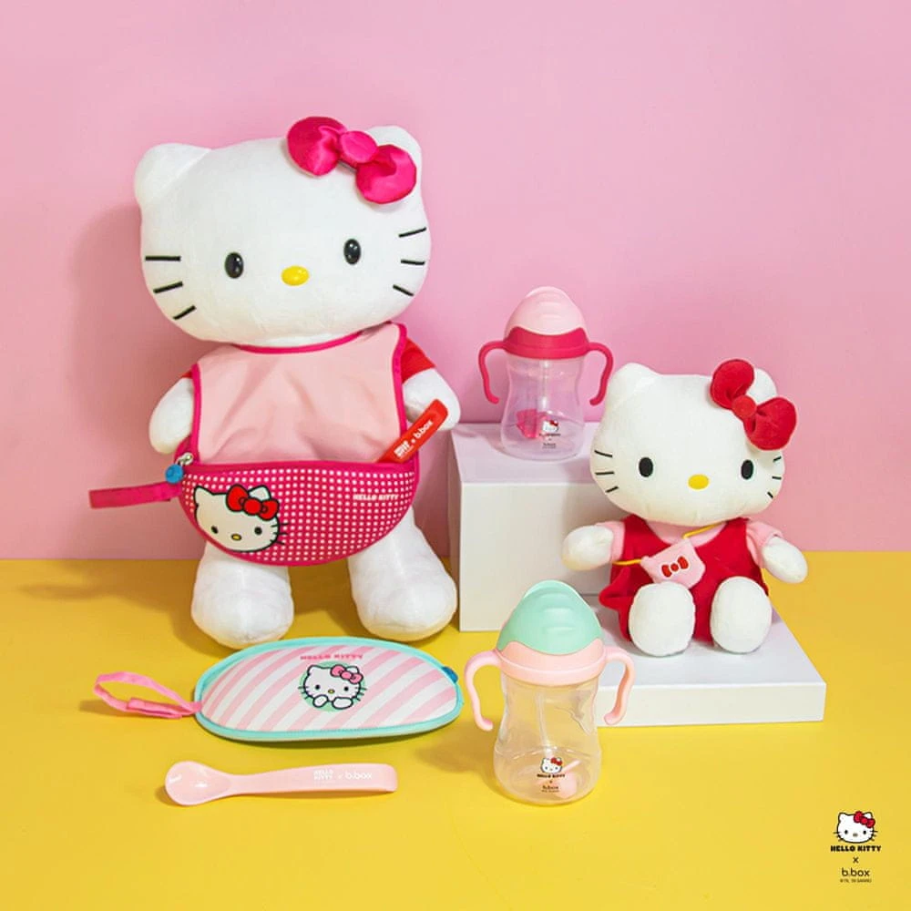 B.Box, kūdikio seilinukas paketėlyje, hello kitty saldainių siūlas