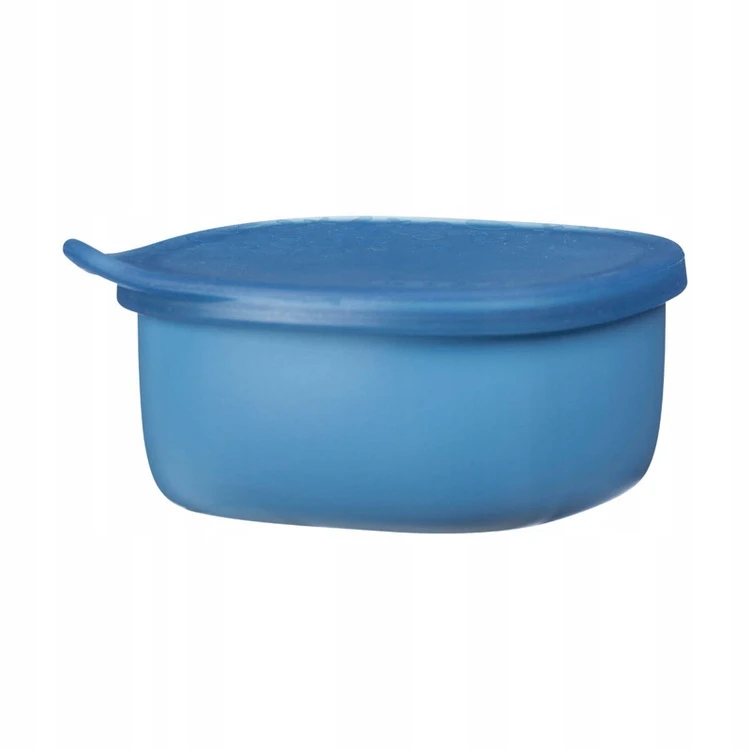 B.BOX Ocean Silikoninis indelis su dangteliu priešpiečių dėžutei 400ml mėlyna