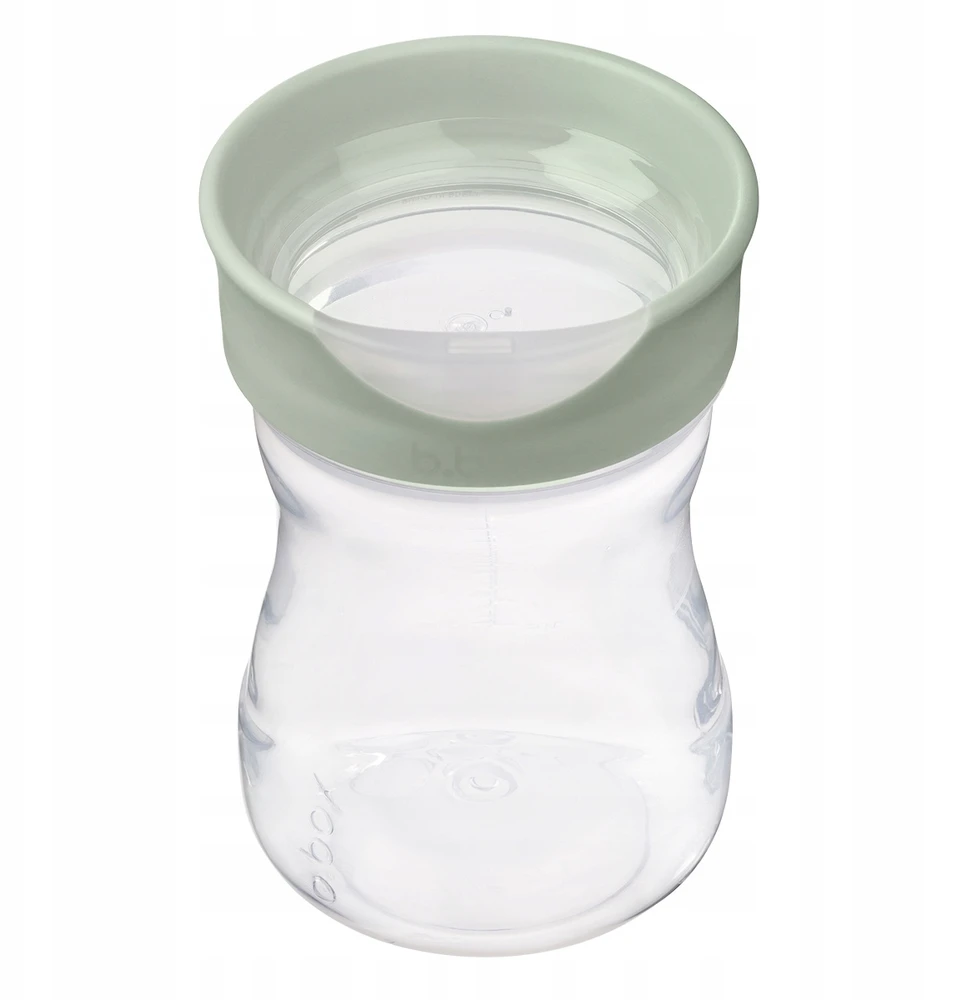 B.box puodelis mokantis gerti vaikui - 3in1 rinkinys, 240 ml, Sage