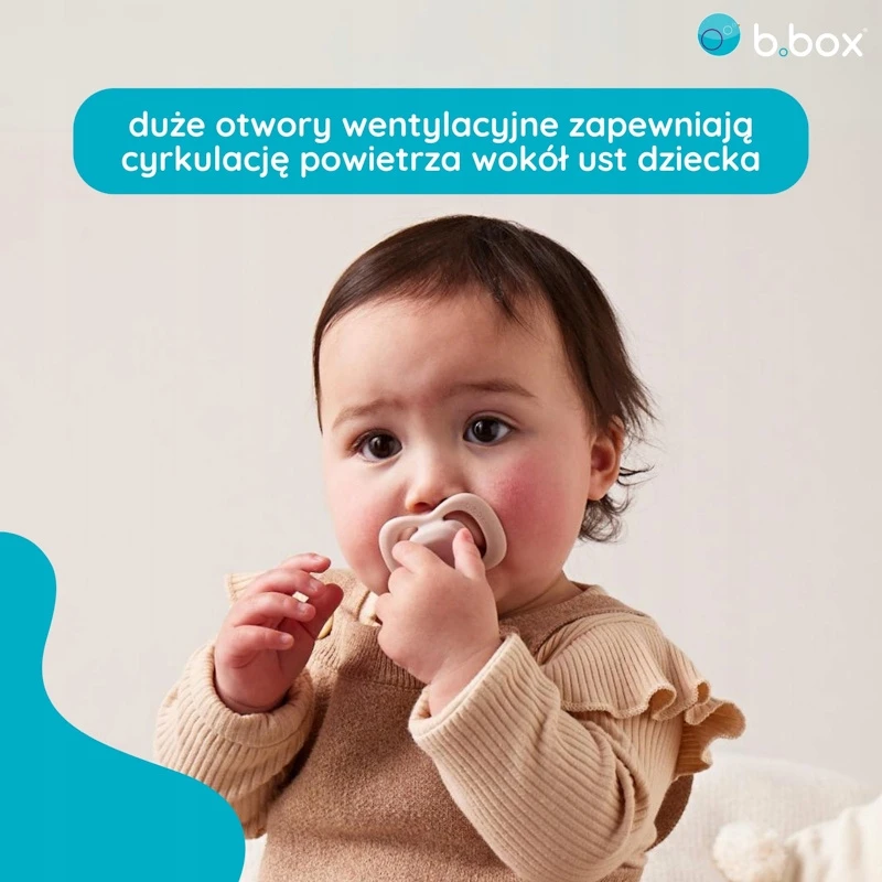 B.box simetriniai silikoniniai čiulptukai 2 vnt. 0-6 mėn.