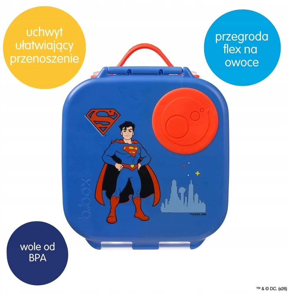 B.BOX ŚNIADANIÓWKA MINI LUNCHBOX 1L SUPERMAN