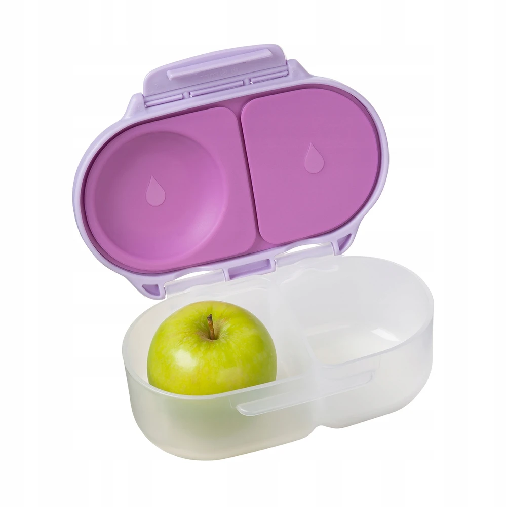 B.BOX Sugar Plum Snackbox Mini maža užkandžių talpyklė, šviesiai violetinė