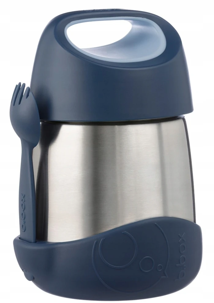 B.BOX Termosas su rankenomis ir šaukštu maistui Midnight 335 ml