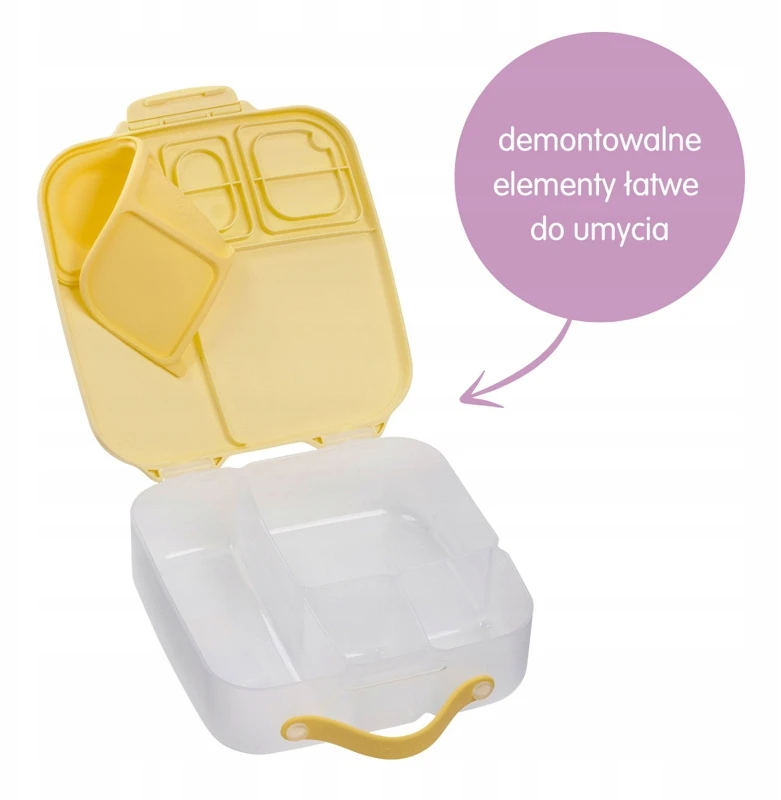 B.Box | Vaikų bento pietų dėžutė - didelio formato pietų dėžė Mėlyna jūra - 22 x 23 x 7 cm