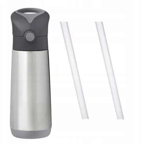 B.BOX BB00357SET Terminio vandens butelių šiaudelių rinkinys 500 ml, 2 vnt.