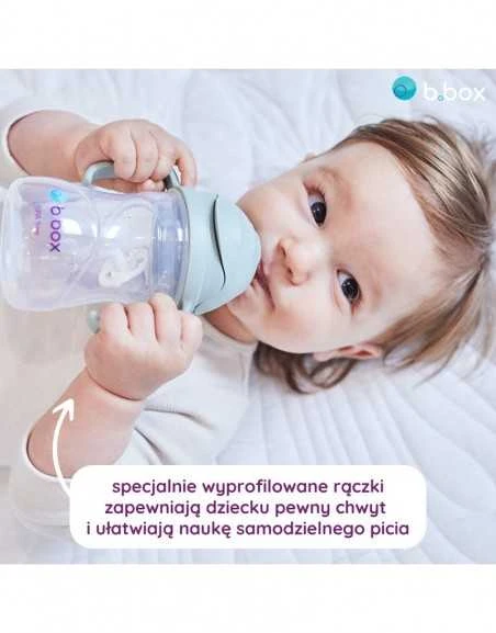 B.BOX BB200208 Vandens butelis su šiaudeliu 240 ml vandenynas
