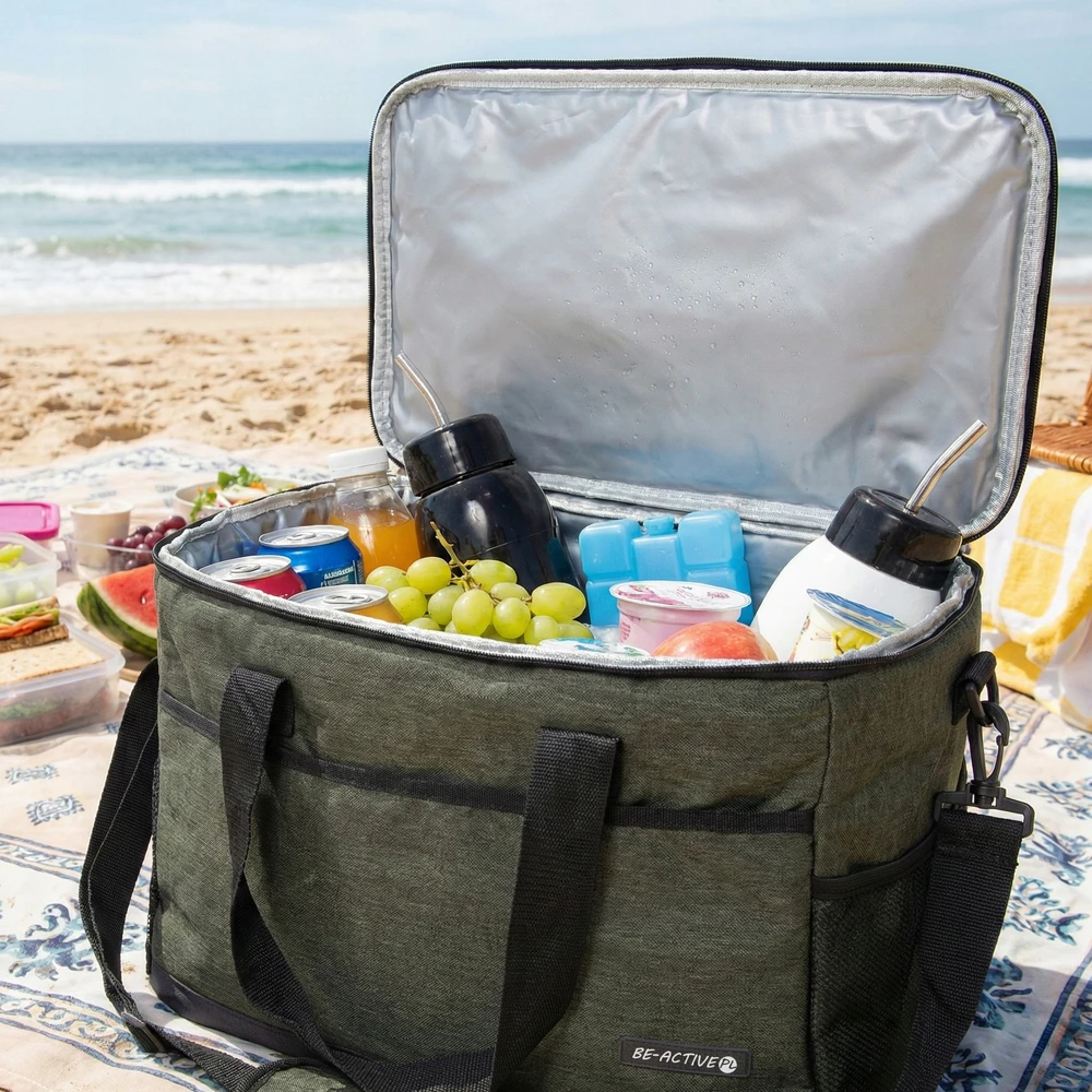 Be-active TERMINIS PIKNIKO KREPŠYS MAISTUI PIRKTI TURISTINIS ŠALDYMAS PIKNIKAS 29L