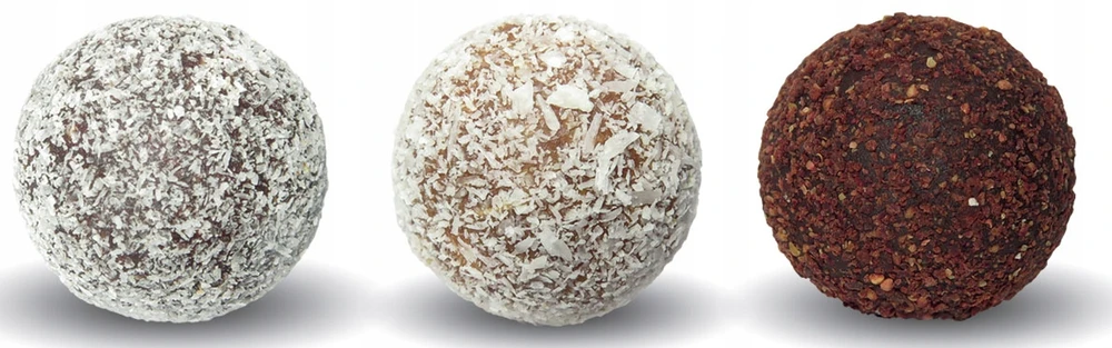 Be Now GERA PORCIJOS VAISIŲ IR RIEŠUTŲ POWER BALLS 3 SKONIAI 12 vnt 144g SNACK MIX