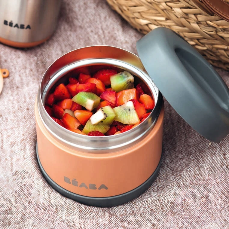 BEABA THERMO MAISTO INDELIS 500 ML MINERAL Pilkas/TERRACOTTA