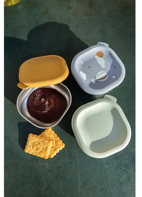 Beaba Nerūdijančio plieno maisto indas su silikoniniu dangteliu 3