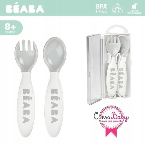 BEABA ERGONOMIŠKI STALO ĮRANKIAI, +8 MĖN., LIGHT MIST