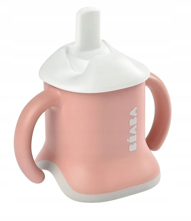 Beaba 3in1 mokomasis puodelis, spalva: old pink