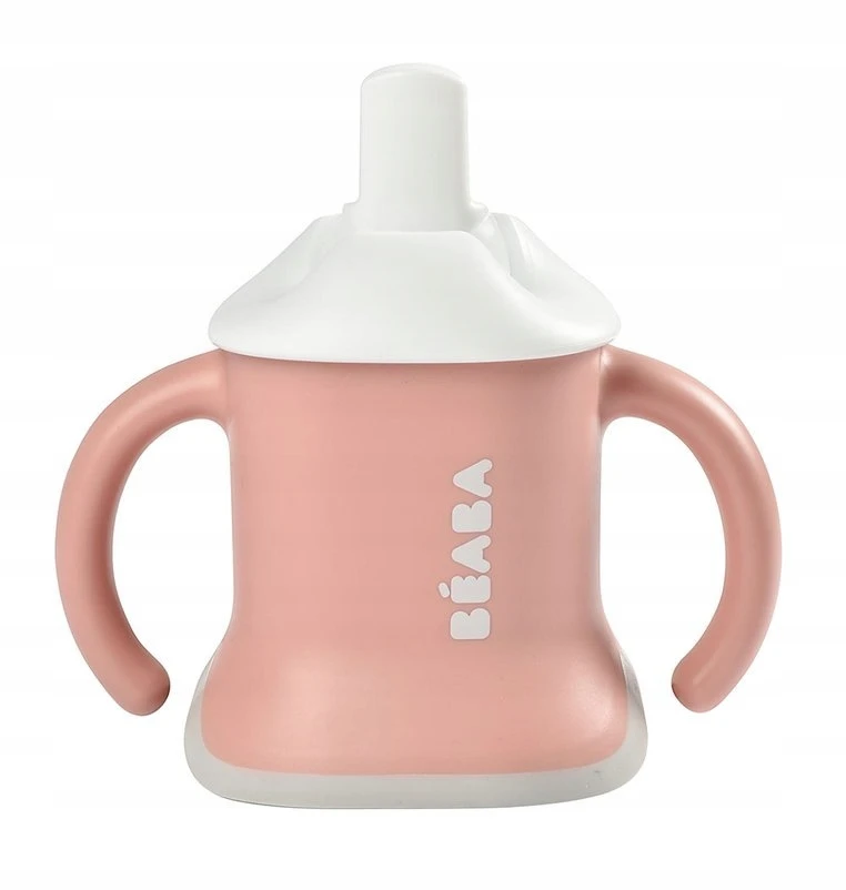 Beaba 3in1 mokomasis puodelis, spalva: old pink