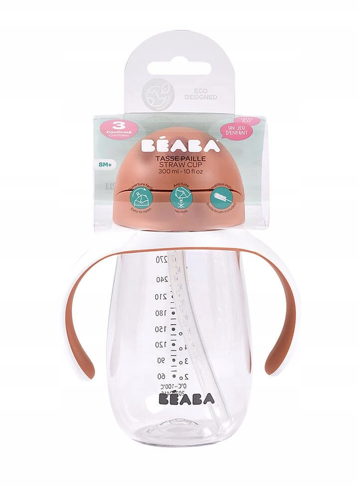 BEABA GERTUVĖ SU ŠIAUDELIU, 300 ML, TERRACOTTA