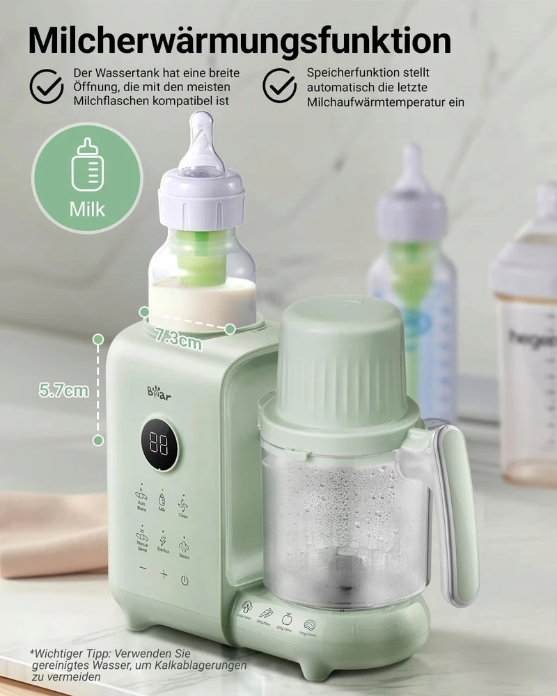 Bear GARINIS SU BBLERIU 300W KŪDIKIO MAISTAMS 6IN1 PREMIUM