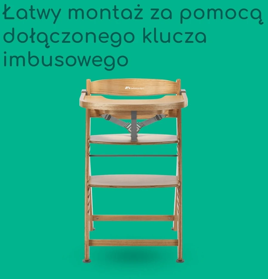 Bebe Confort Timba 2 medinė maitinimo kėdutė iki 110 kg