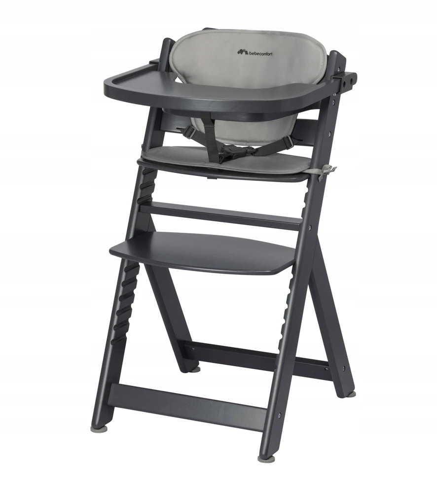 Bebe Confort Timba Mineral Graphite medinė auginimo kėdė