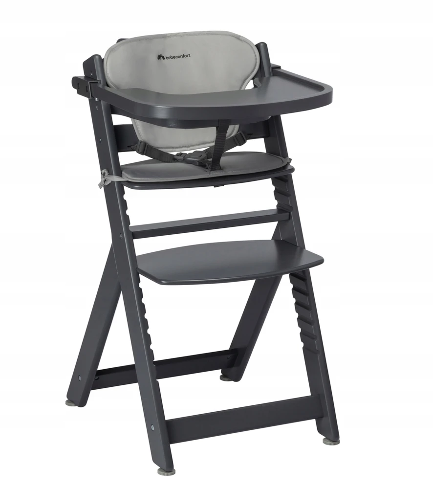 Bebe Confort Timba Mineral Graphite medinė auginimo kėdė