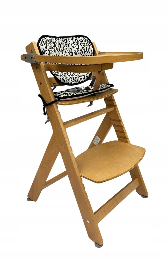 Bebe Confort Timba Natural Wood medinė auginimo kėdė + įdėklas