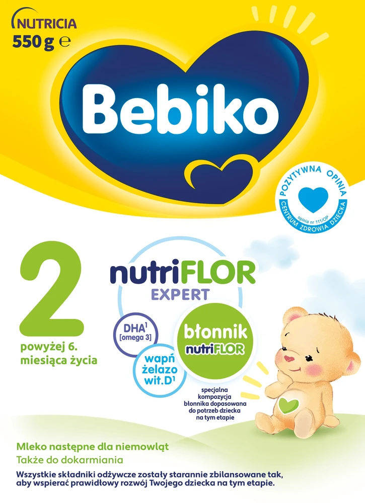 Bebiko 2 Nutriflor Expert pienelis po 6 mėnesio 550 g