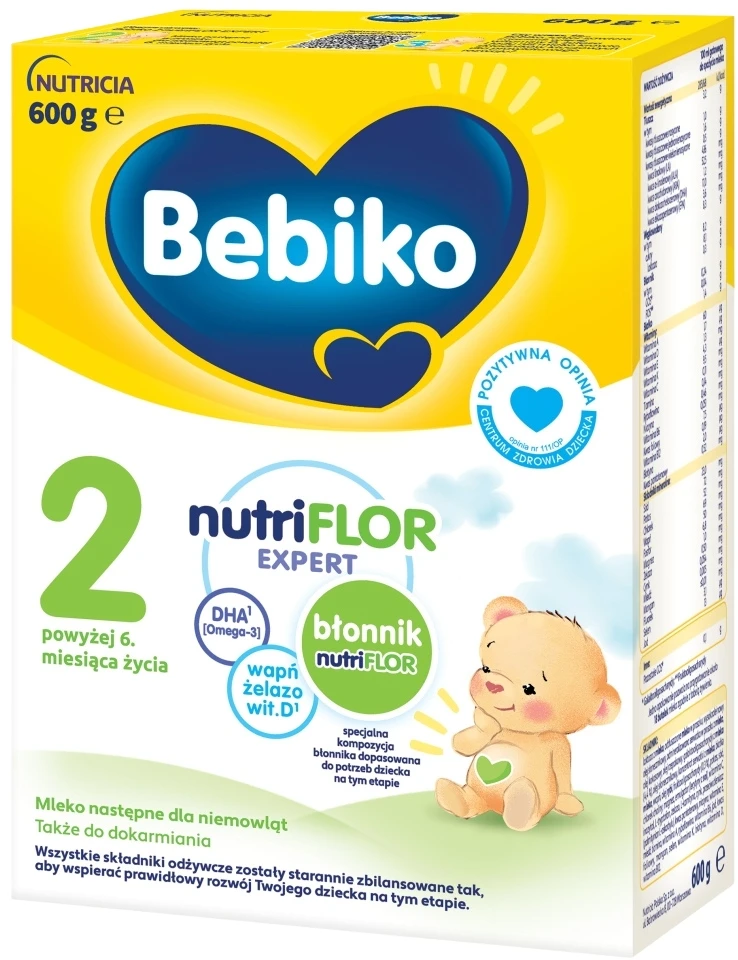 Bebiko 2 Tolesnis pienas kūdikiams 6m+ 600g