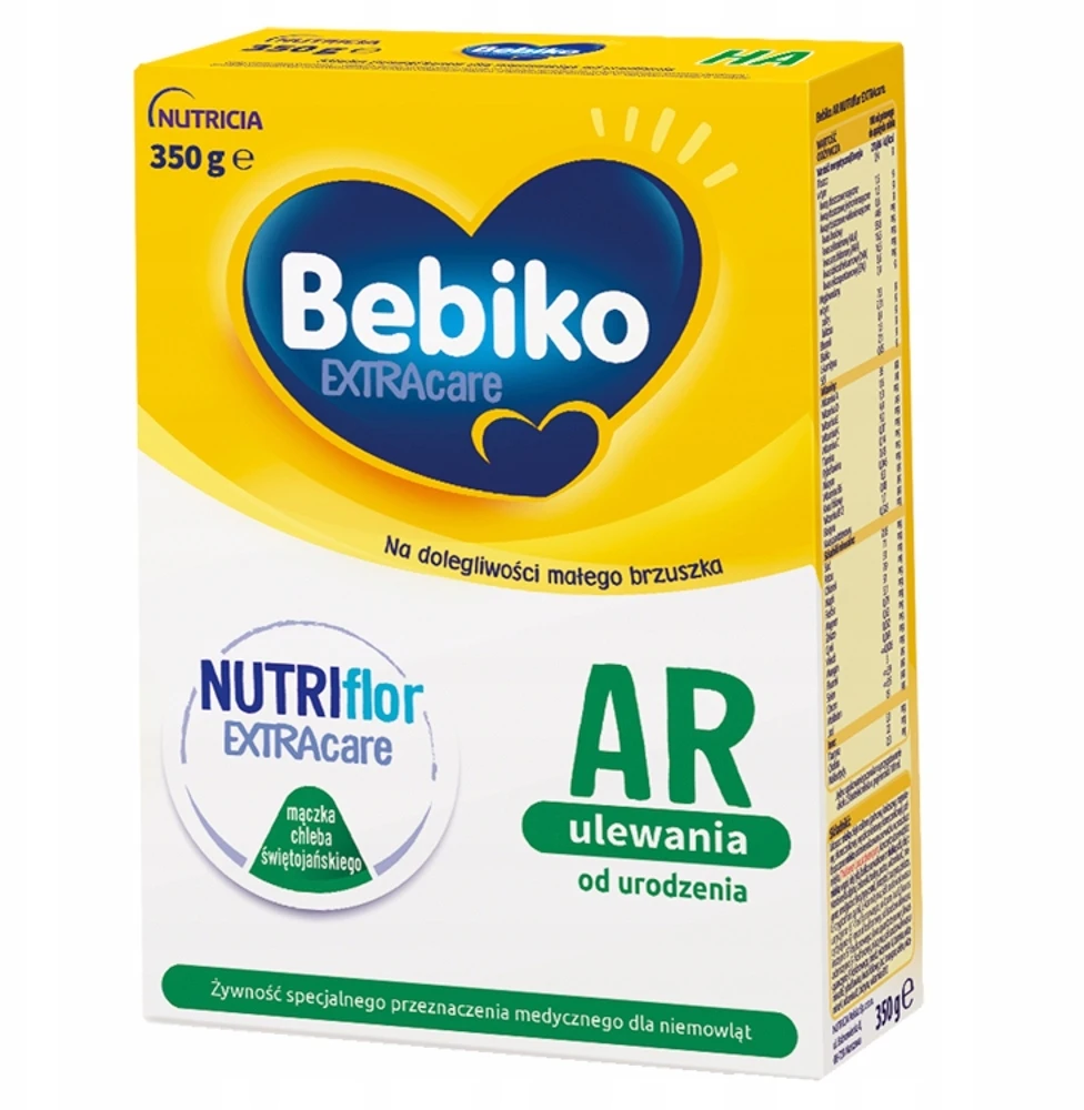 Bebiko AR 1 NutriFlor+ pienas kūdikiams nuo regurgitacijos 350 g